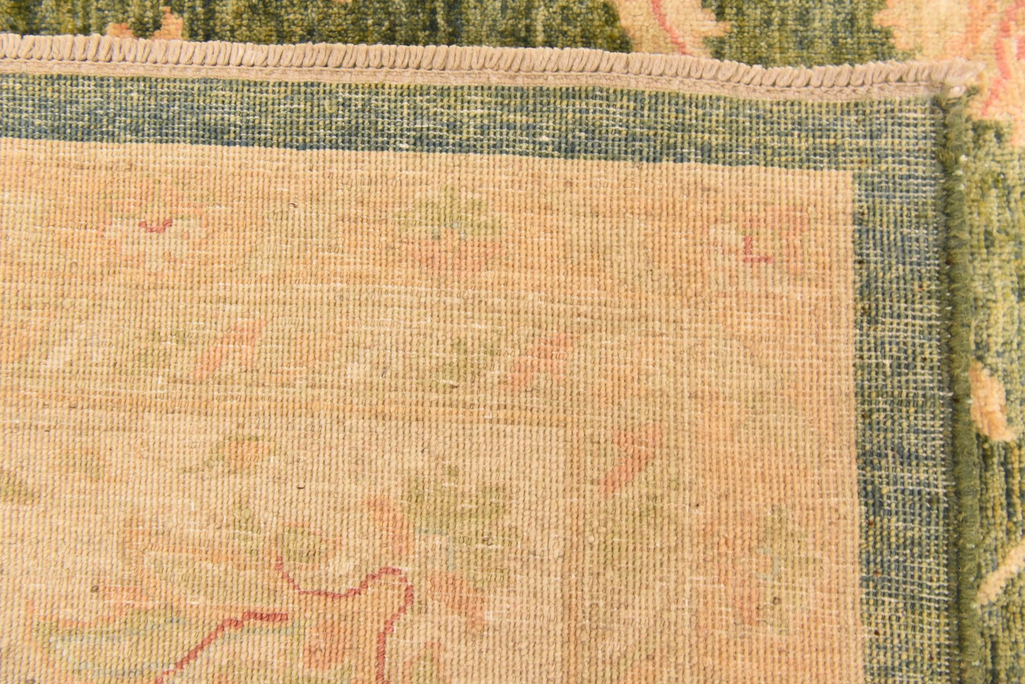 8' 3 x 11' 2 Hand Knotted Peshawar Ziegler Rug