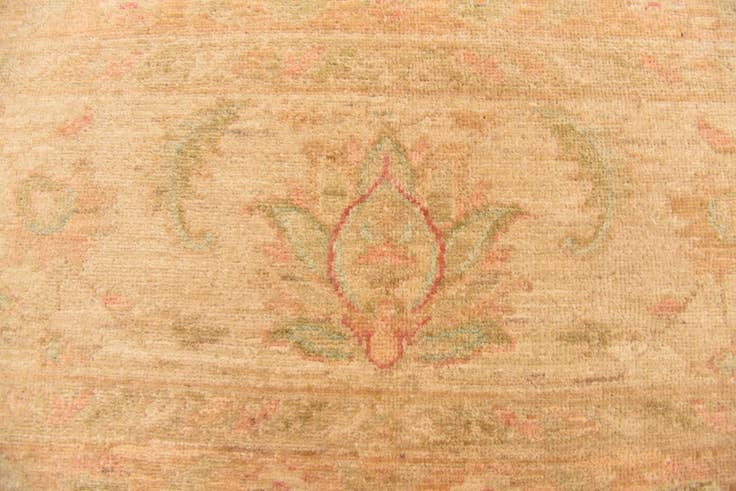 Detail image of 8' 3 x 11' 2 Hand Knotted Peshawar Ziegler Rug