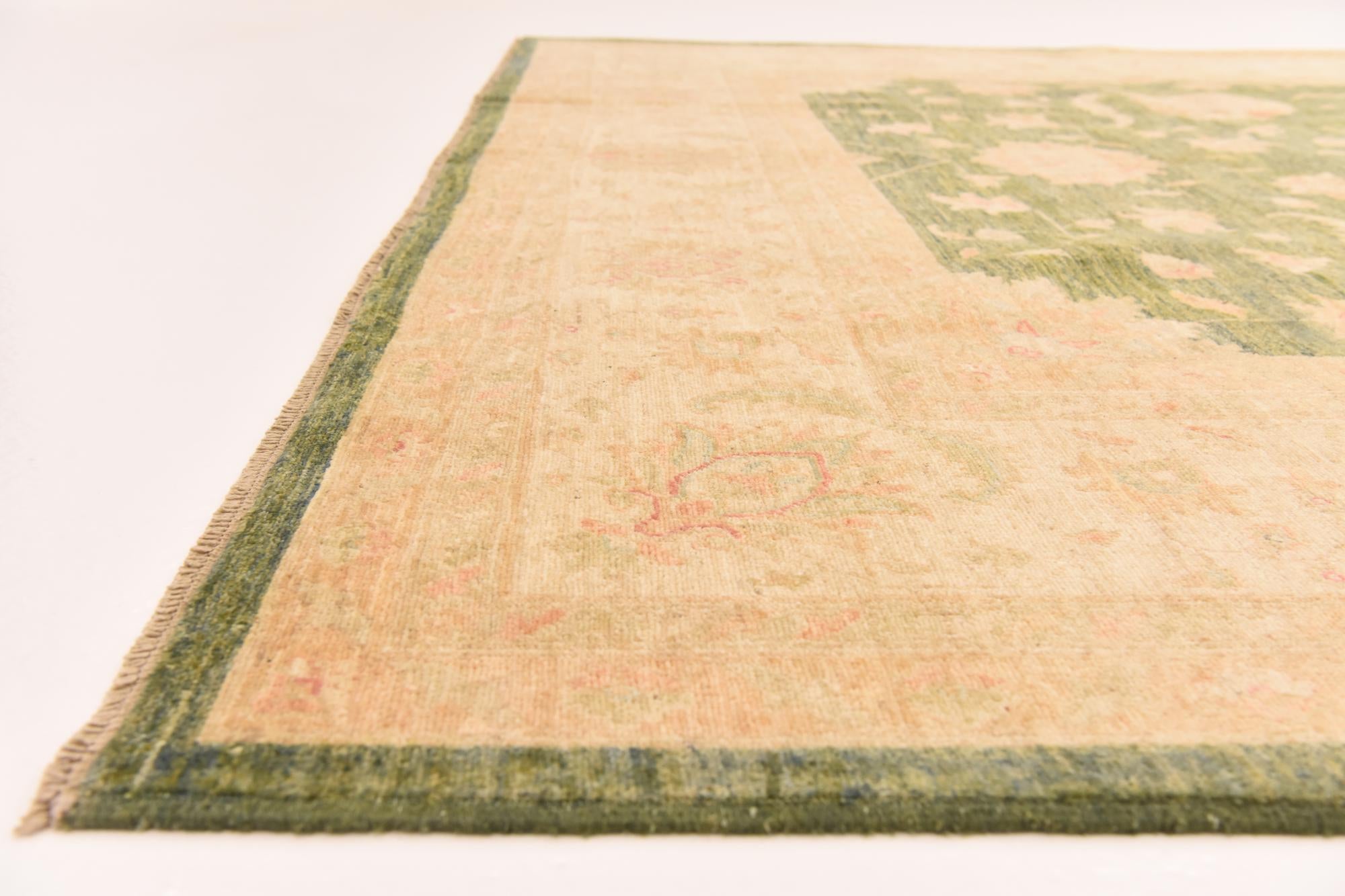 8' 3 x 11' 2 Hand Knotted Peshawar Ziegler Rug