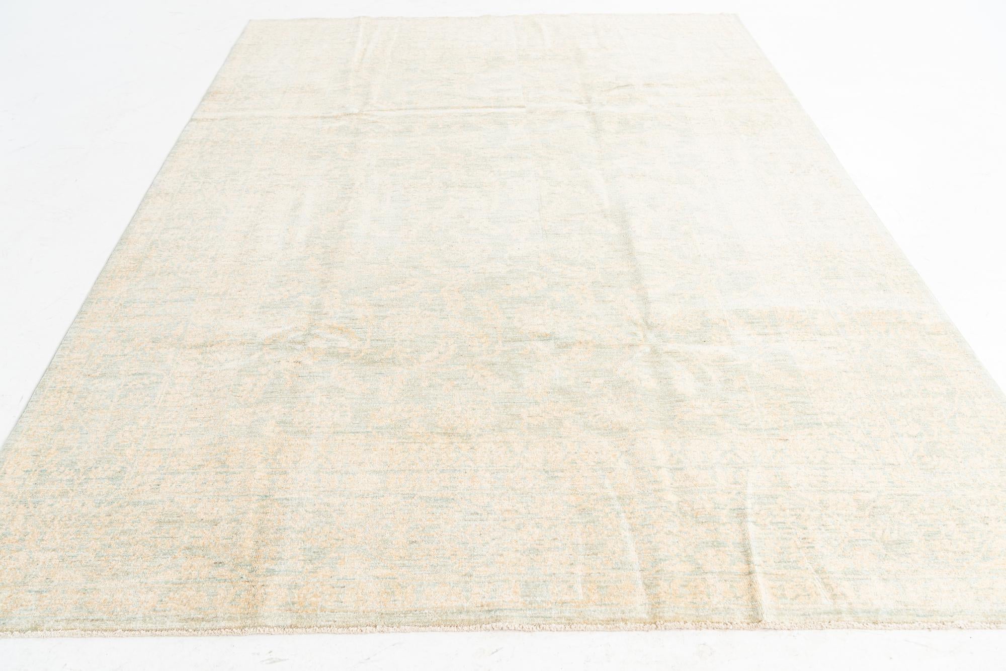 6' 9 x 9' 6 Hand Knotted Peshawar Ziegler Oriental Rug
