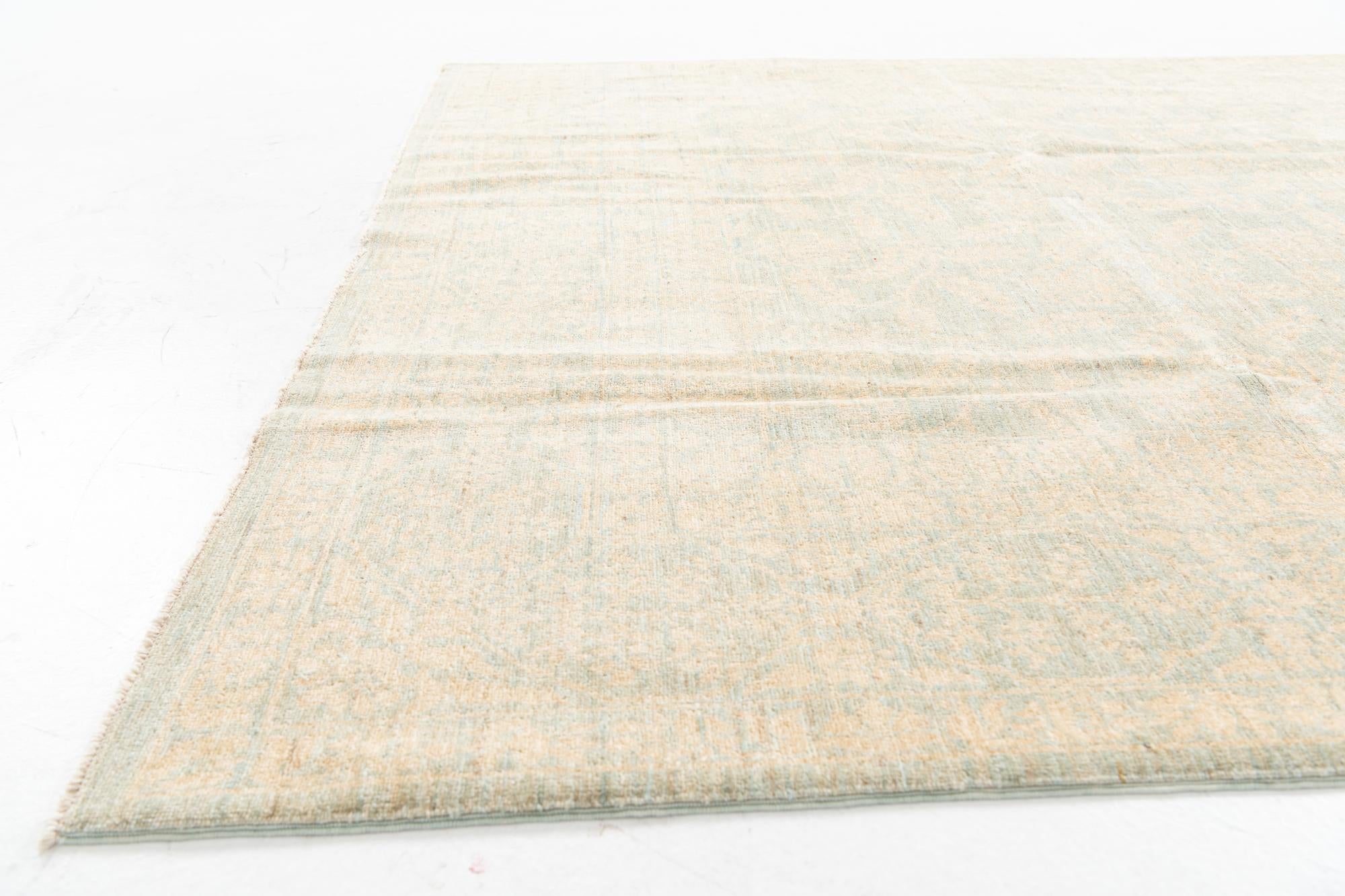 6' 9 x 9' 6 Hand Knotted Peshawar Ziegler Oriental Rug