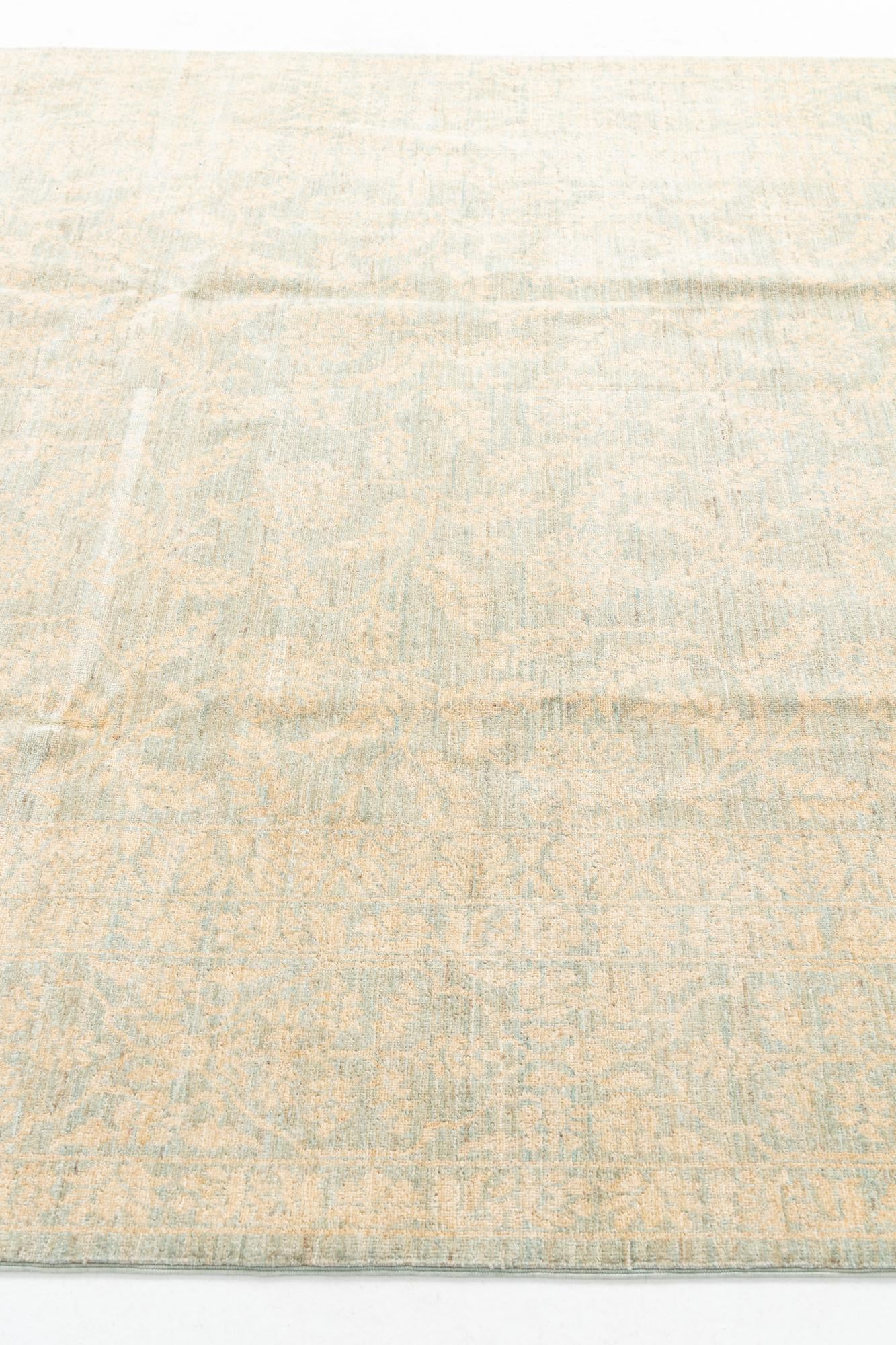 6' 9 x 9' 6 Hand Knotted Peshawar Ziegler Oriental Rug