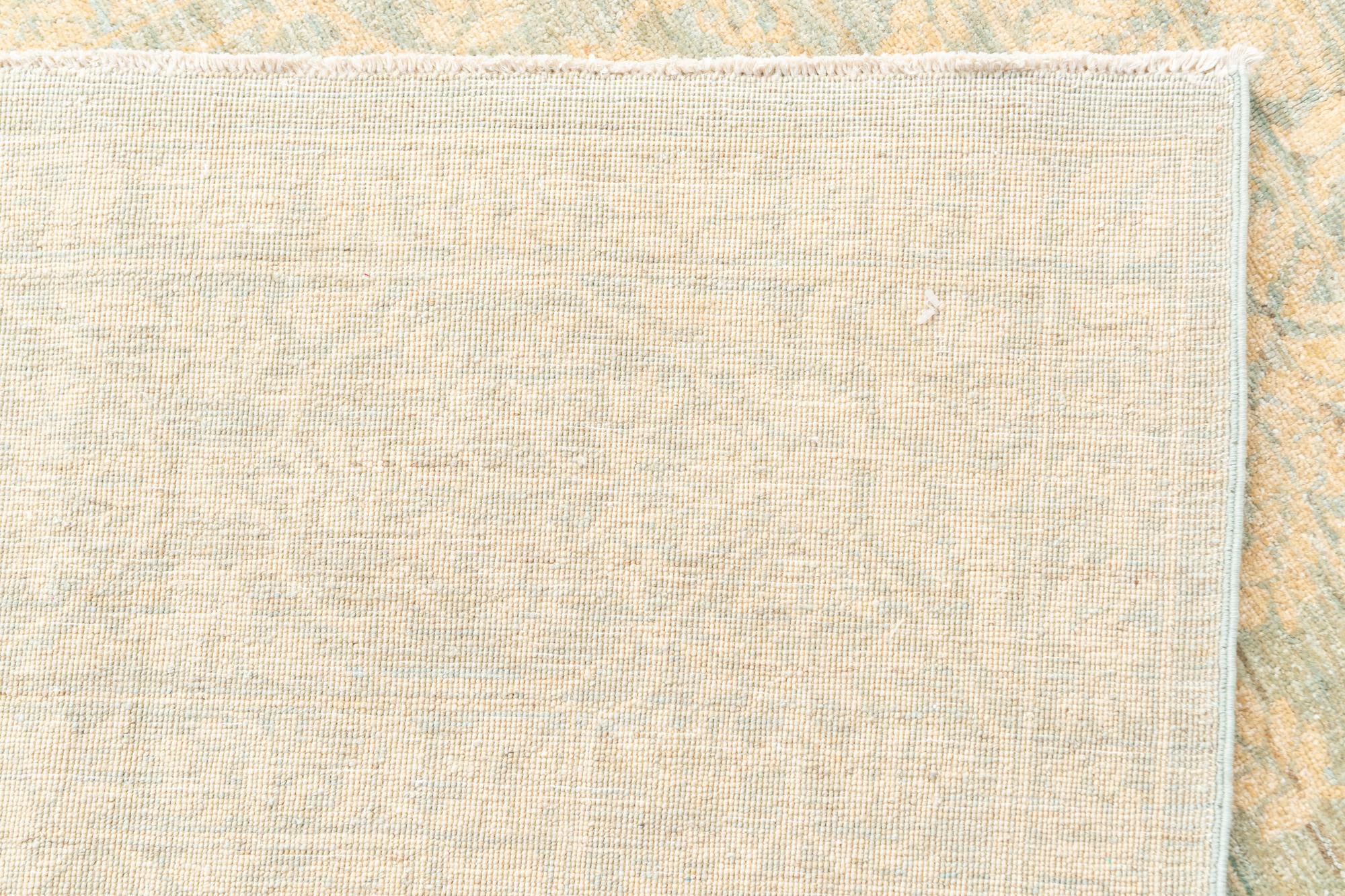 6' 9 x 9' 6 Hand Knotted Peshawar Ziegler Oriental Rug