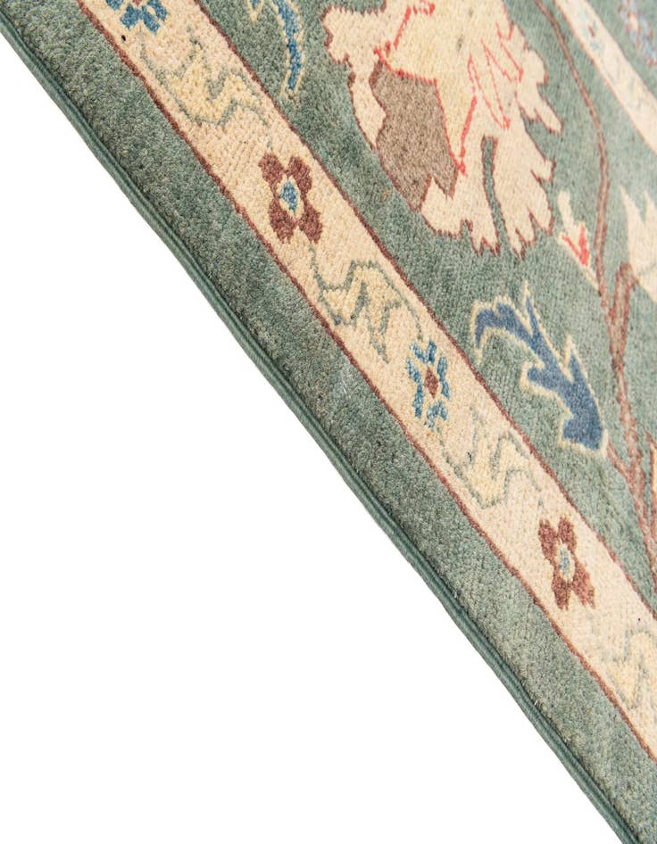Detail image of 8' x 10' 9 Hand Knotted Peshawar Ziegler Rug