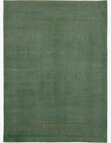 7' 11 x 11' Hand Knotted Peshawar Ziegler Wool Rug