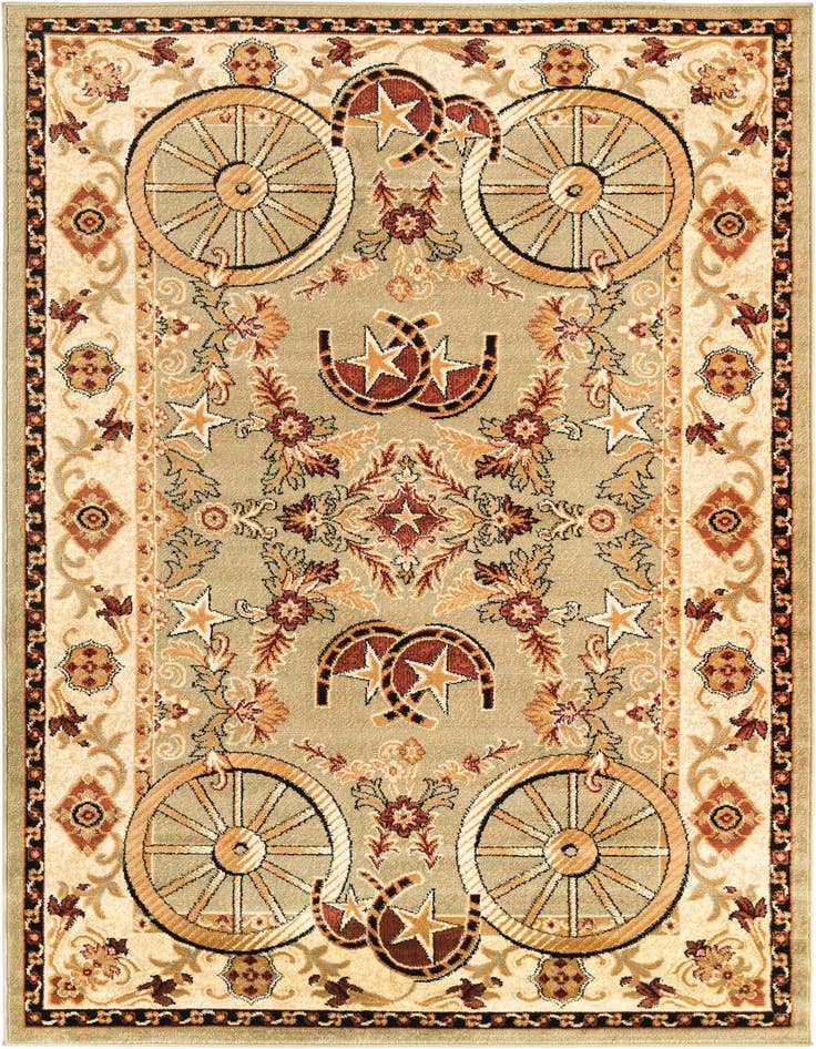 Detail image of 5' 3 x 8' Pioneer Rug