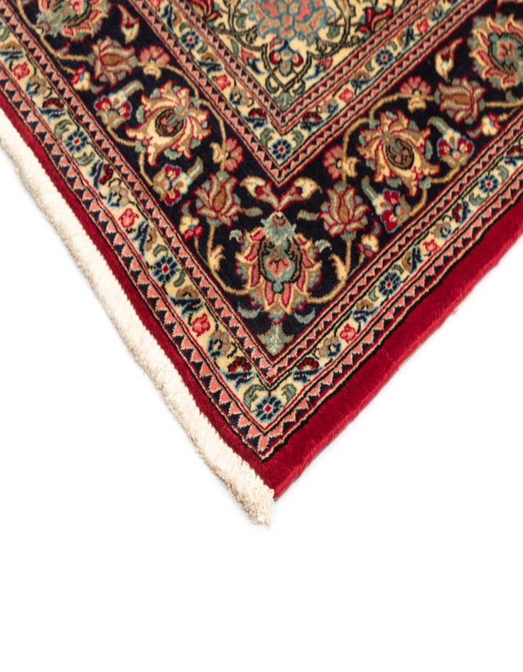 Detail image of 4' 8 x 7' 3  Hand Knotted Qom Persian Rug