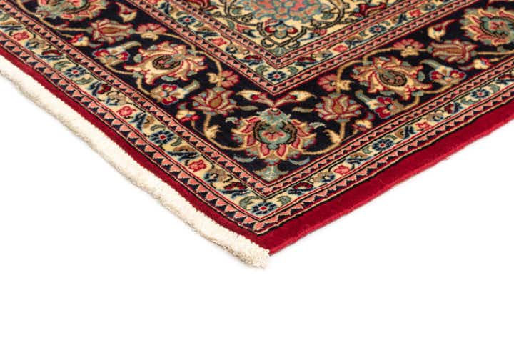 4' 8 x 7' 3 Hand Knotted Qom Persian Rug