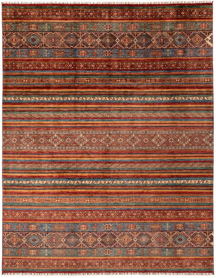 Detail image of 8' 2 x 11' 1 Rubin Wool Rug