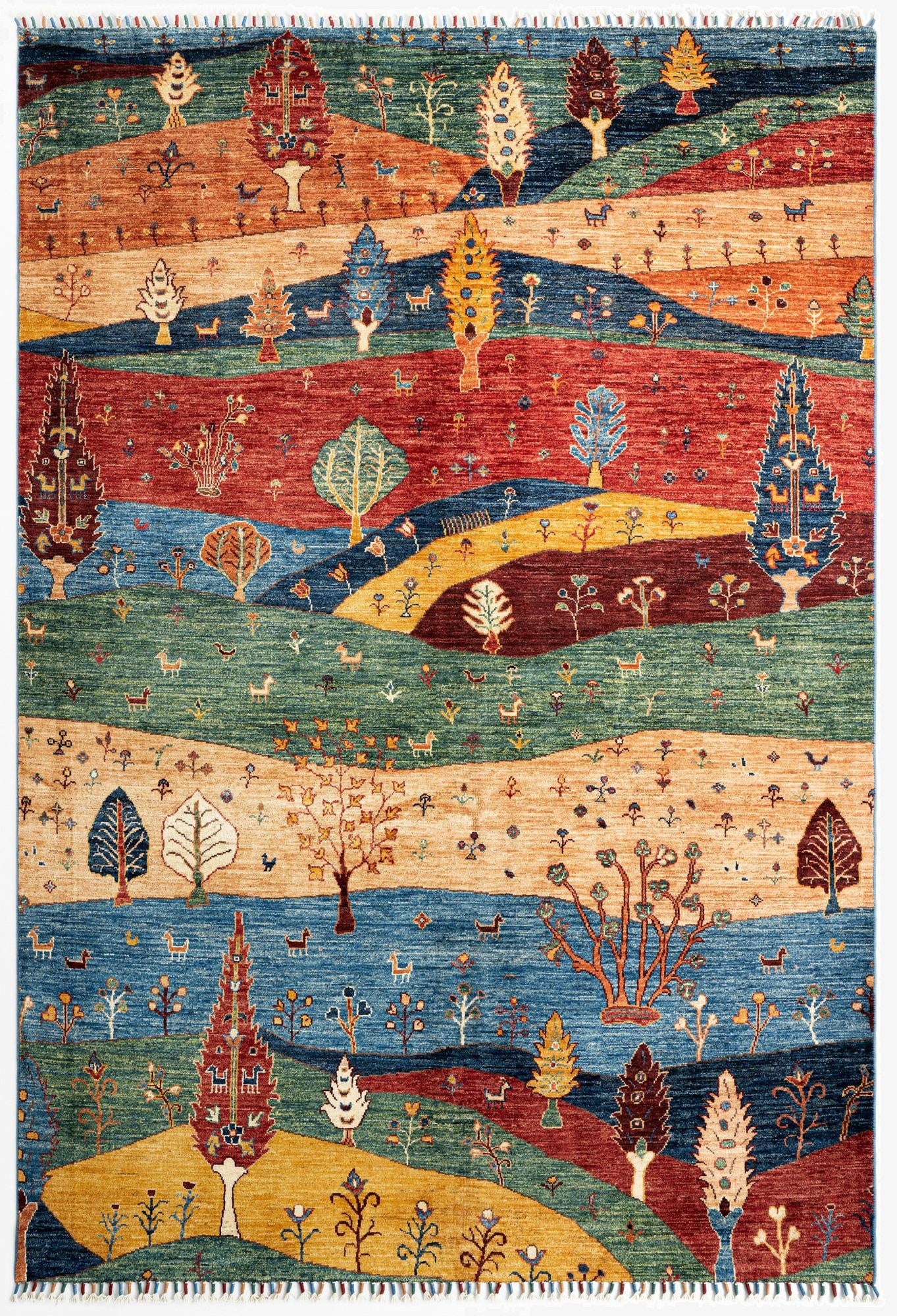 5' 6 x 8' Rubin Wool Rug