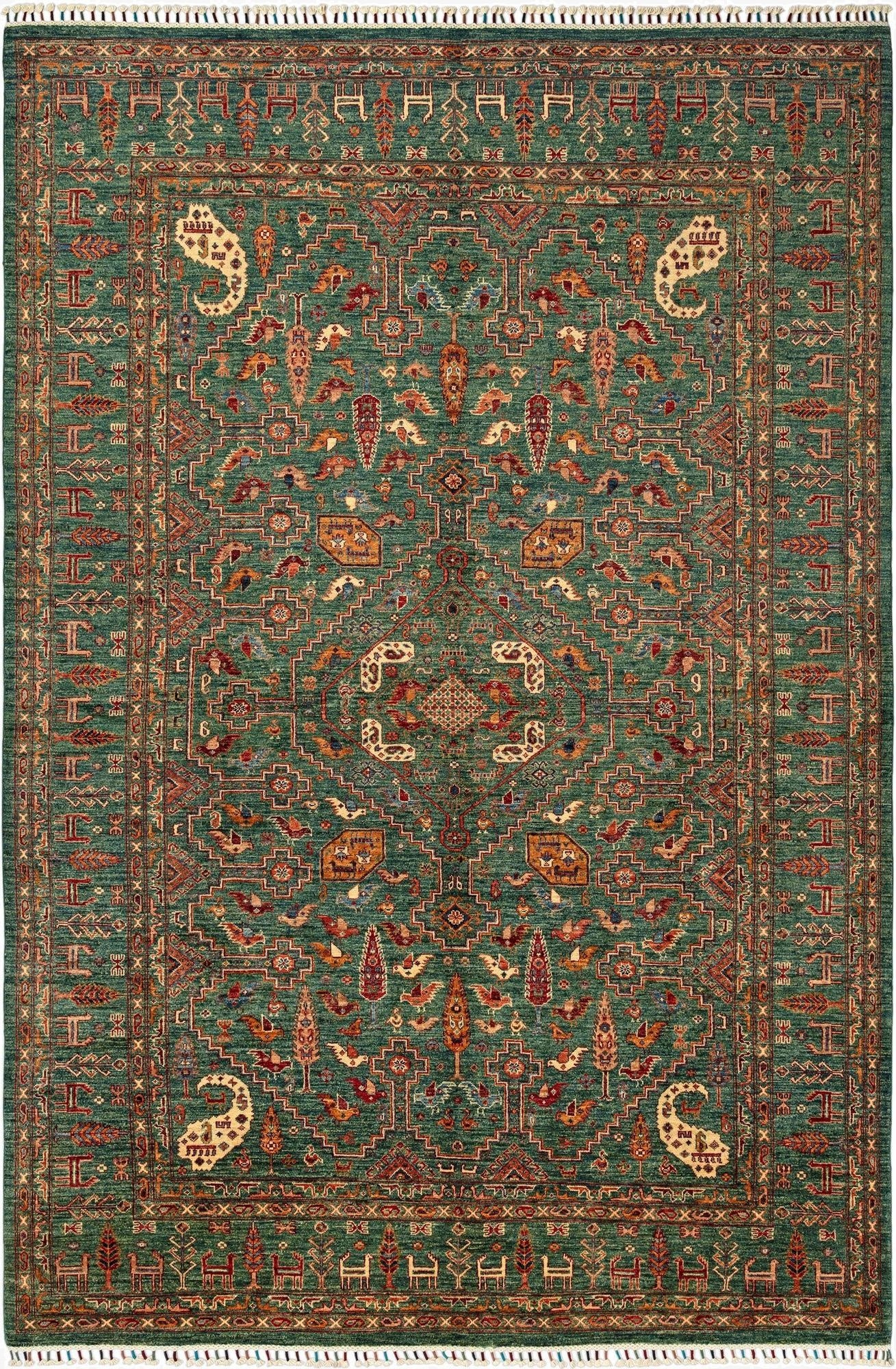6' 8 x 10' 1 Samarkand Wool Rug