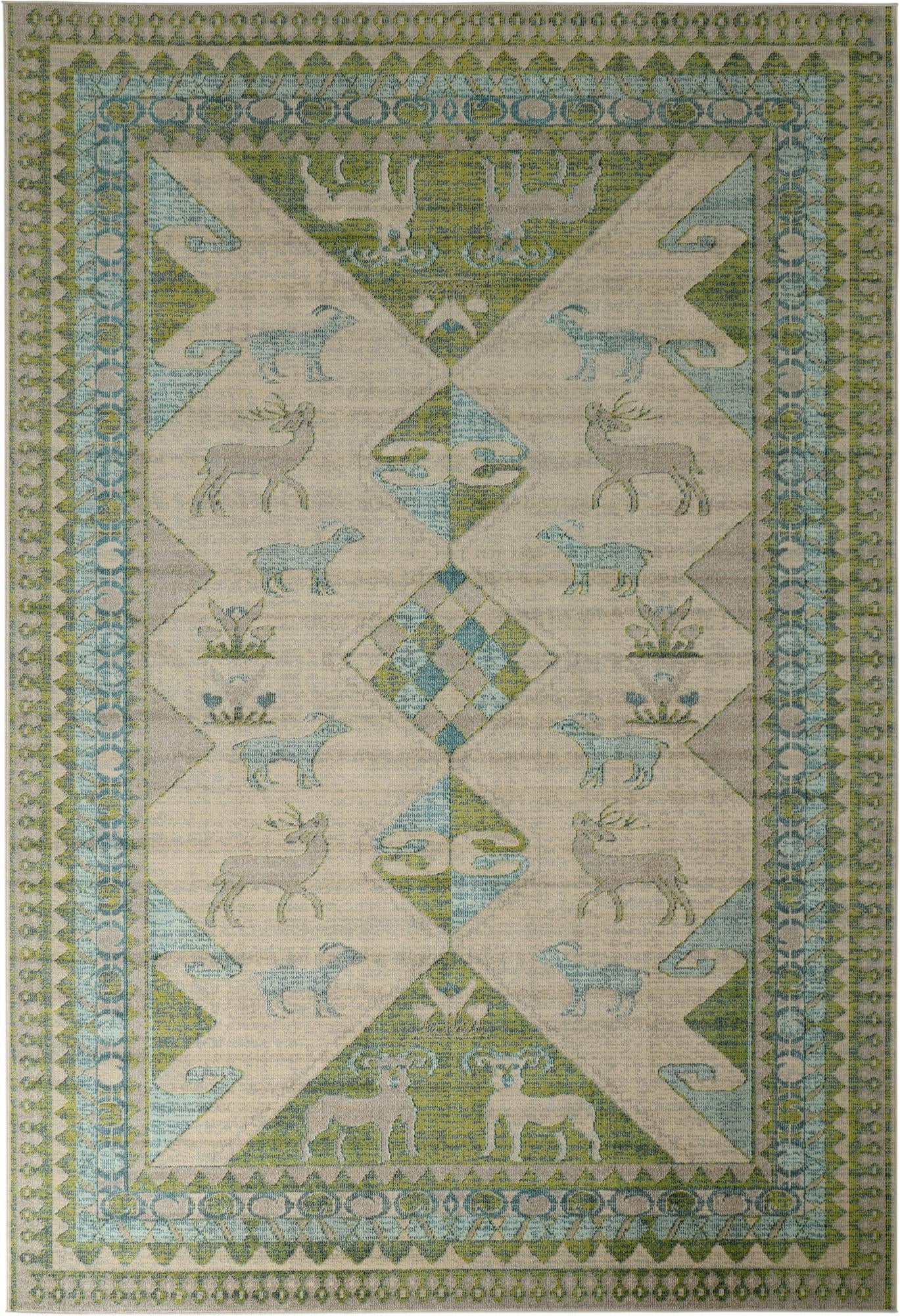 10' x 14'  Washable Santa Fe Rug