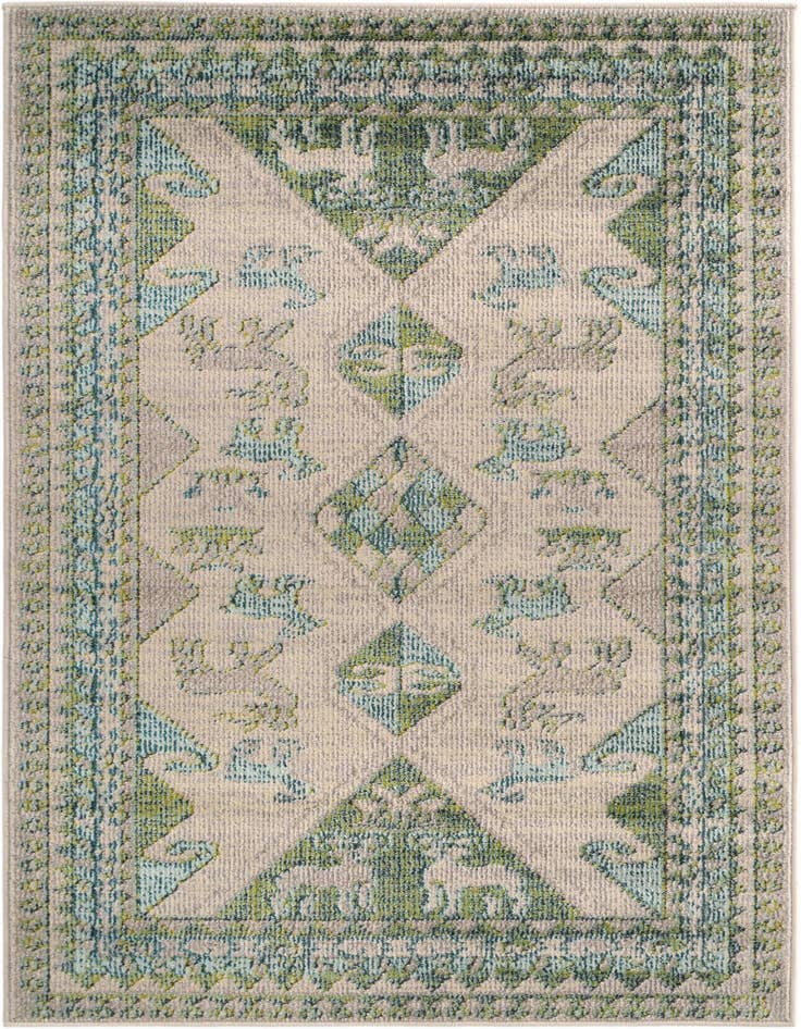 Detail image of 3' 3 x 5' 3 Washable Santa Fe Rug
