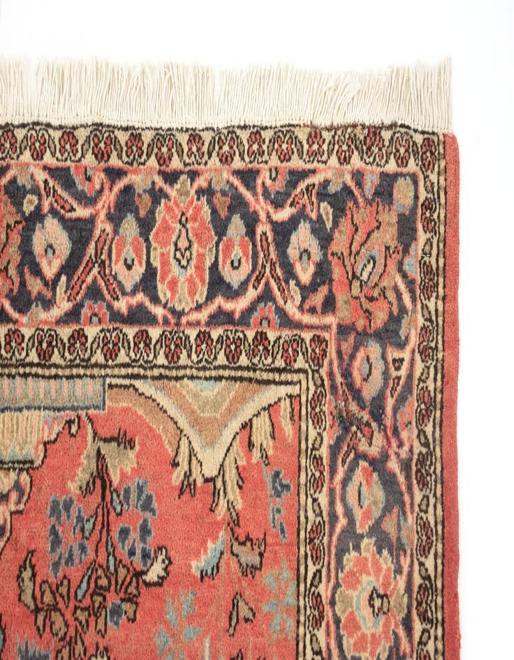 Detail image of 4' 4 x 6' 6 Hand Knotted Sarough Persian Wool Rug