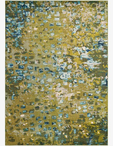 Green Washable Sevilla Rug