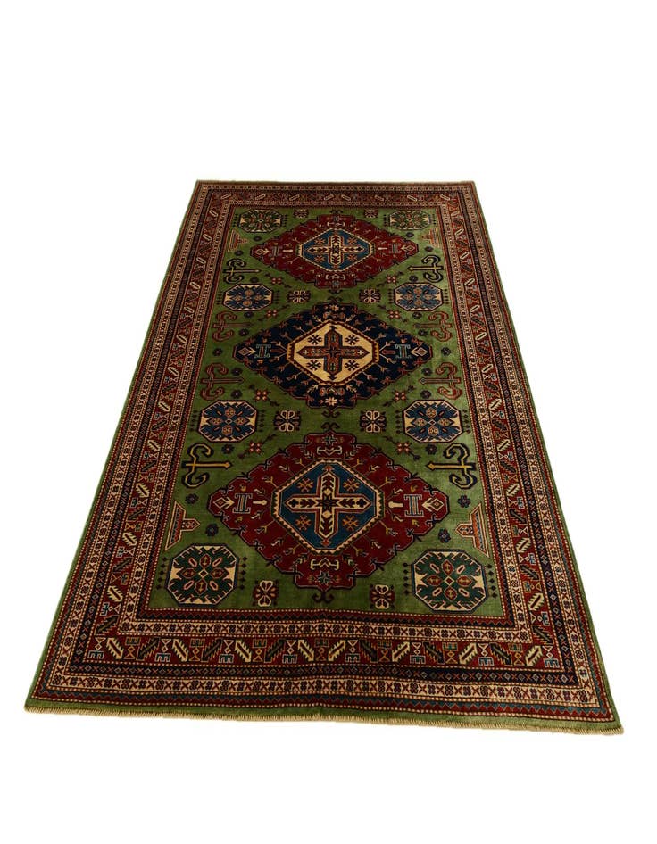 Detail image of 6' 1 x 8' 3 Hand Knotted Shirvan Rug