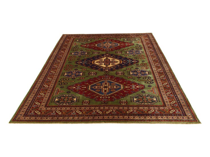 Detail image of 6' 1 x 8' 3 Hand Knotted Shirvan Rug