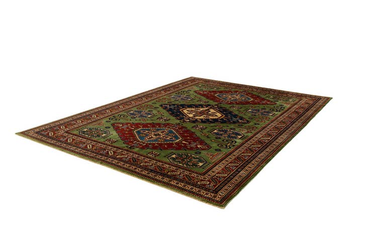 Detail image of 6' 1 x 8' 3 Hand Knotted Shirvan Rug