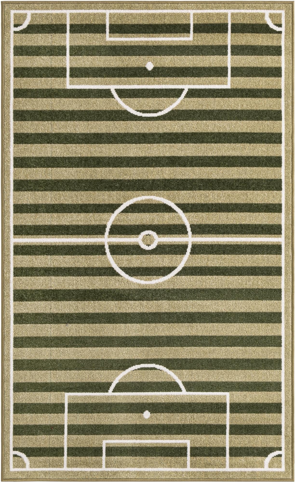 3' 3 x 5' 3 Sports Washable Rug