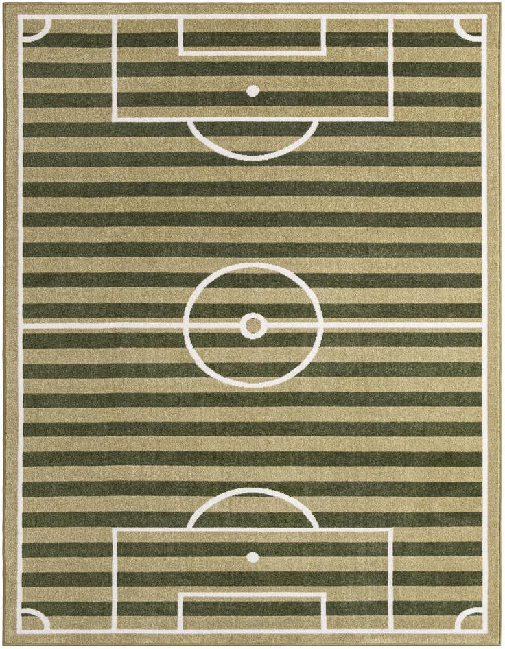Detail image of 5' 3 x 8' Sports Washable Rug