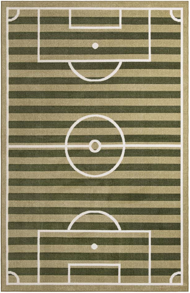 Detail image of 6' x 9' Sports Washable Rug