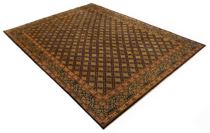 8' 6 x 11' 4 Hand Knotted Tabriz Persian Wool Rug