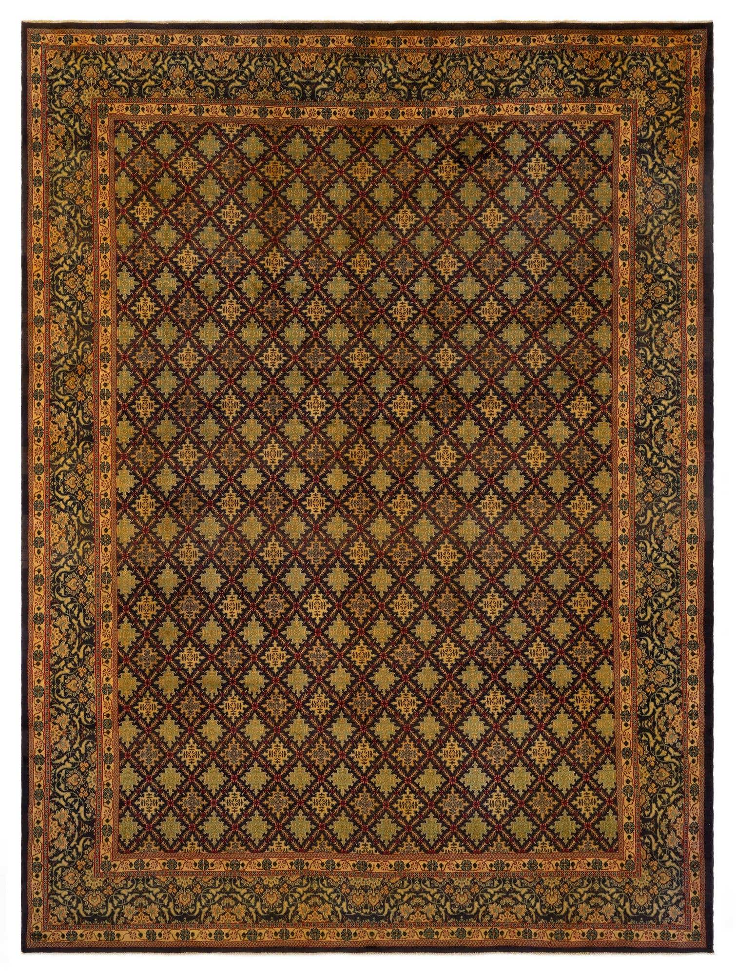 8' 6 x 11' 4 Hand Knotted Tabriz Persian Wool Rug