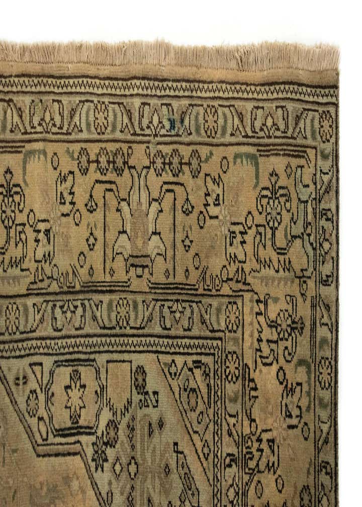 6' 4 x 9' 8 Hand Knotted Tabriz Persian Wool Rug