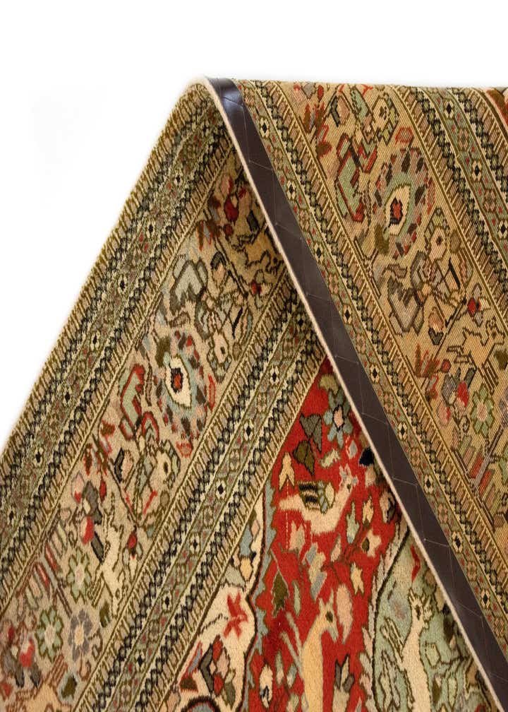 6' x 9' 2 Hand Knotted Tabriz Persian Wool Rug