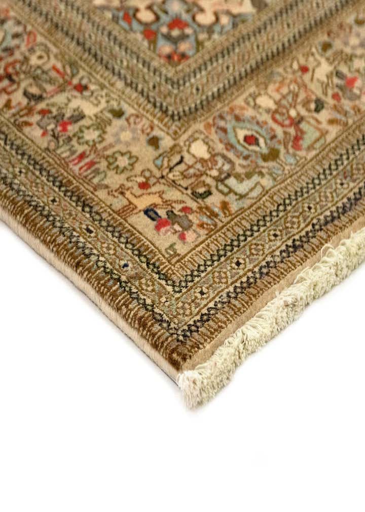 6' x 9' 2 Hand Knotted Tabriz Persian Wool Rug