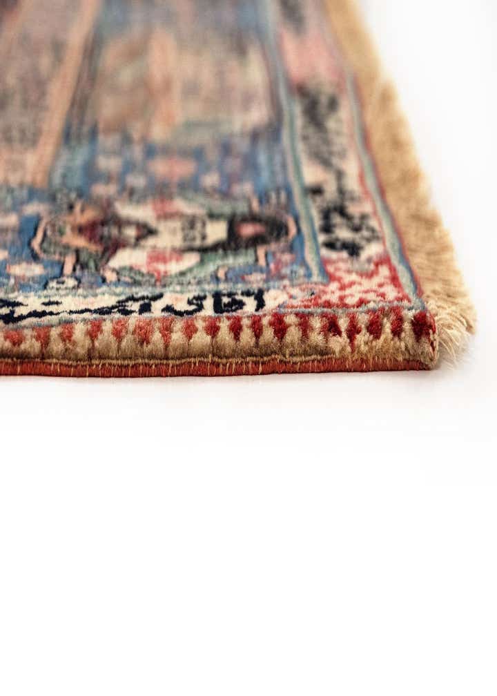 4' 5 x 7' 1 Hand Knotted Tabriz Persian Wool Rug