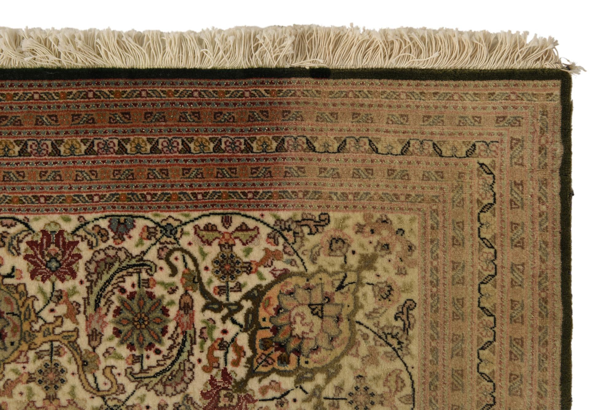 9' 10 x 11' 3 Hand Knotted Tabriz Persian Rug