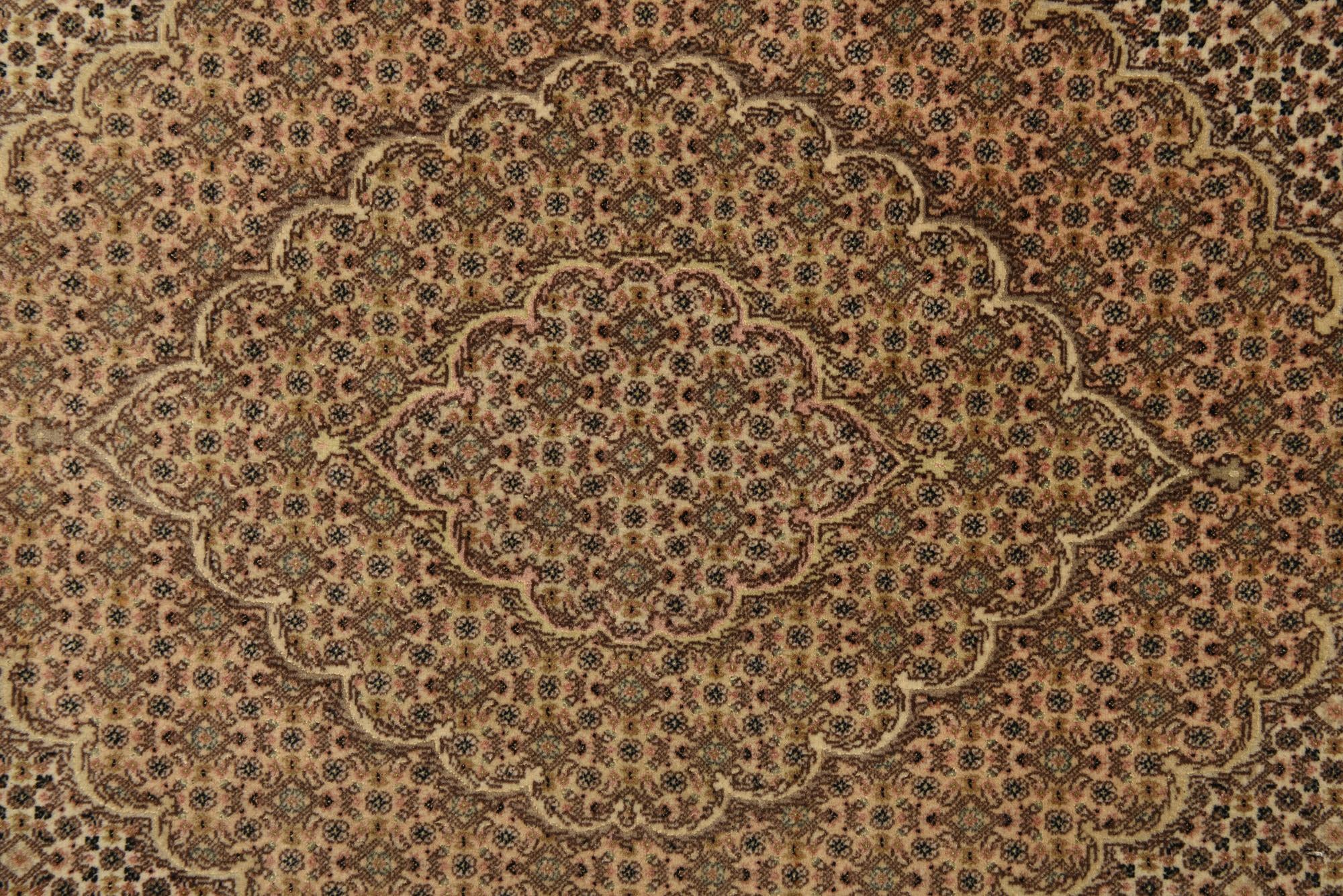 9' 10 x 11' 3 Hand Knotted Tabriz Persian Rug