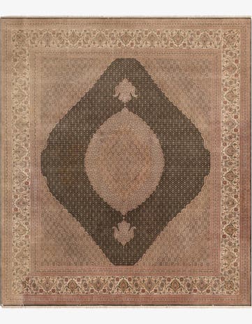 9' 10 x 11' 3 Hand Knotted Tabriz Persian Rug