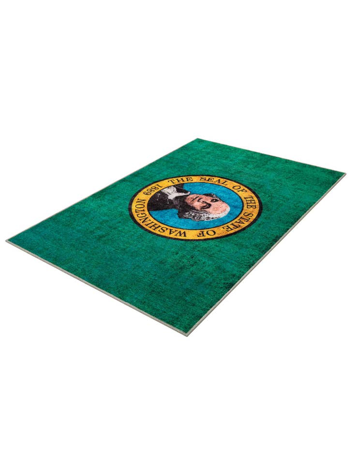 Detail image of 4' x 6' Washington The Flag Collection Rug