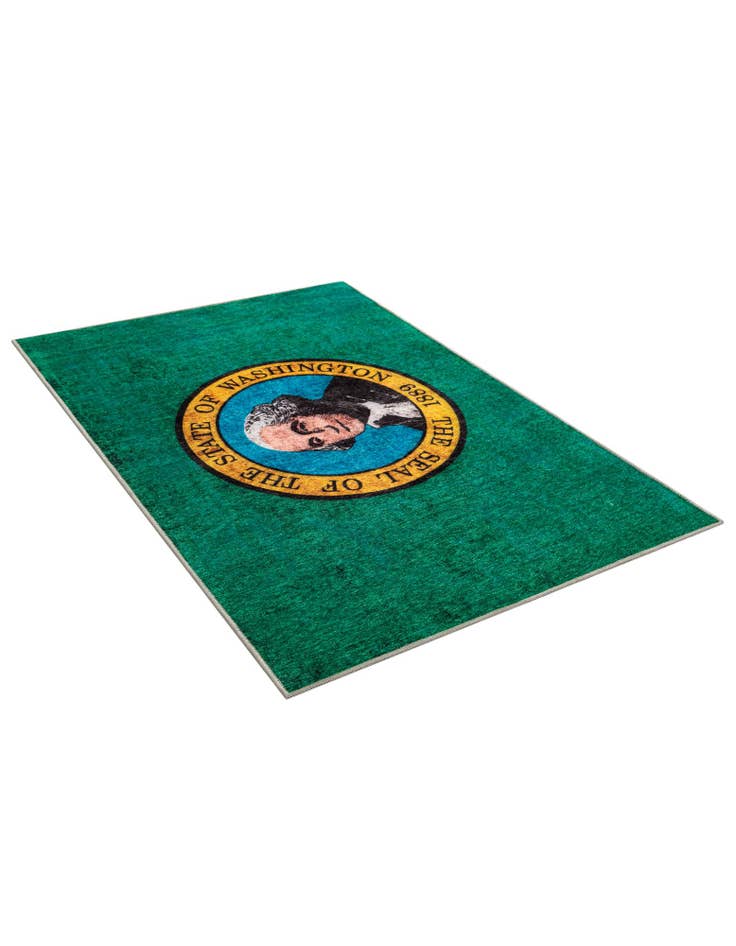 Detail image of 4' x 6' Washington The Flag Collection Rug
