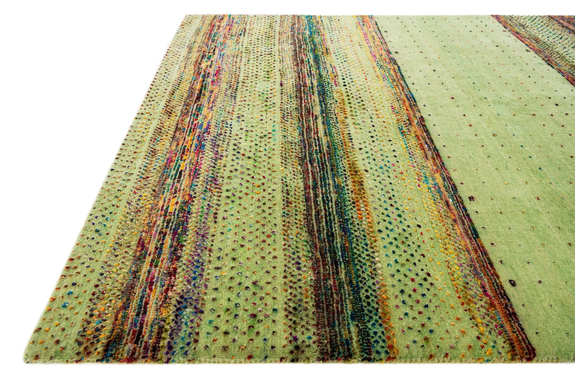 5' x 6' 7 Hand Knotted Tibet Wool Rug