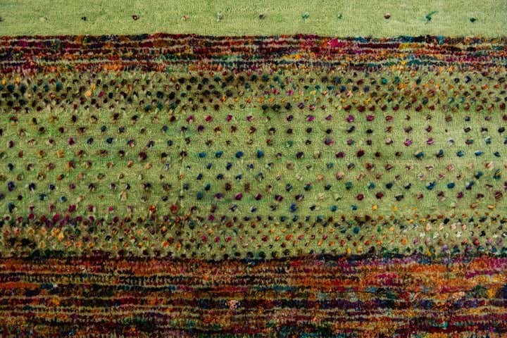 5' x 6' 7 Hand Knotted Tibet Wool Rug