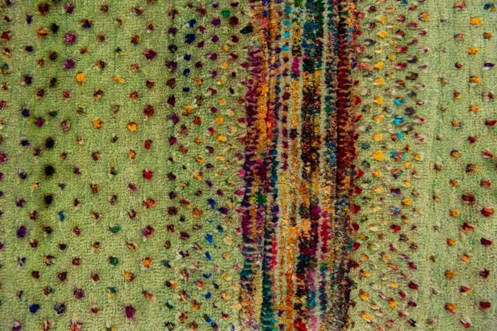 5' x 6' 7 Hand Knotted Tibet Wool Rug