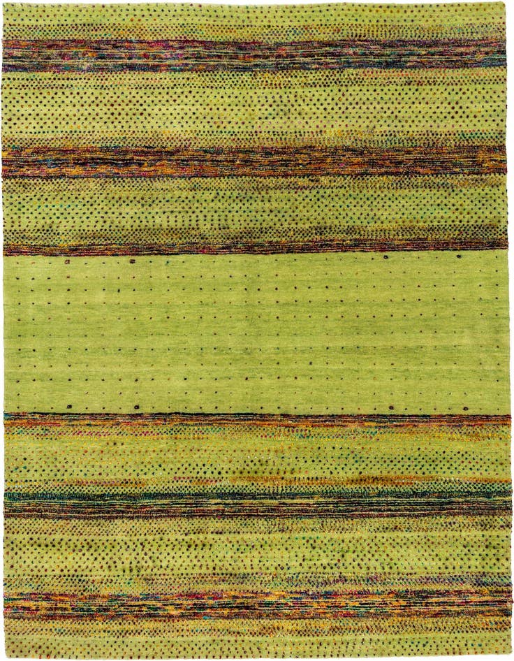 Detail image of 5' x 6' 7 Hand Knotted Tibet Wool Rug