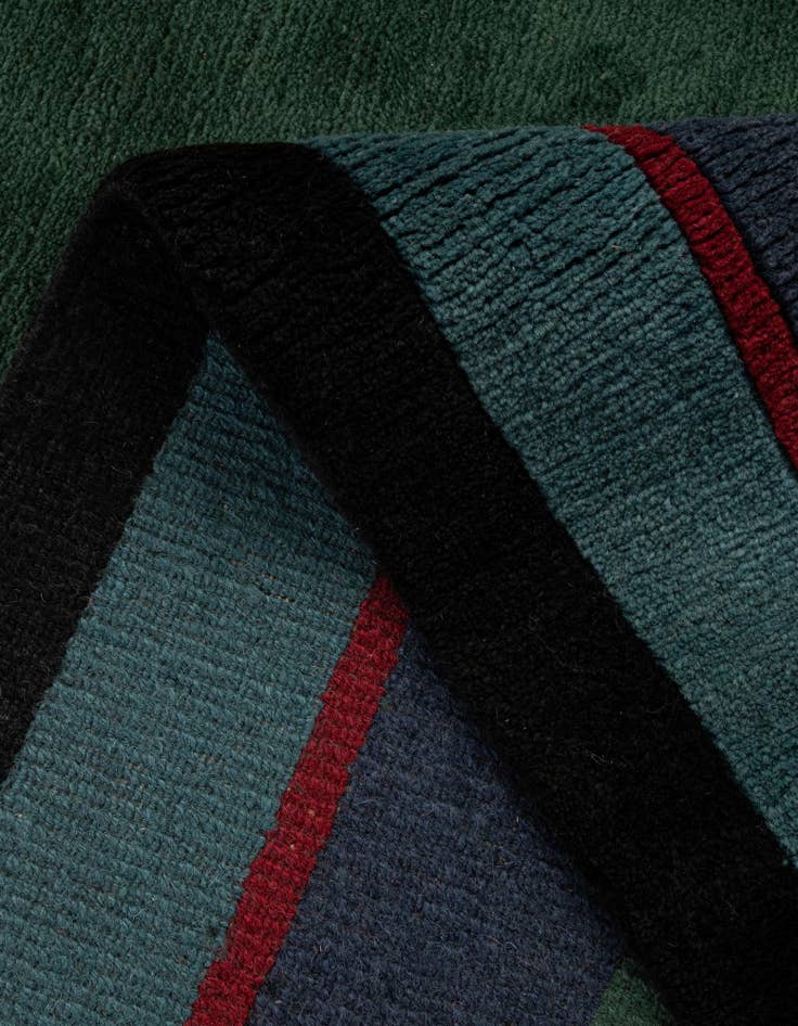 Detail image of 6' 8 x 9' 6  Hand Knotted Tibet Wool Rug