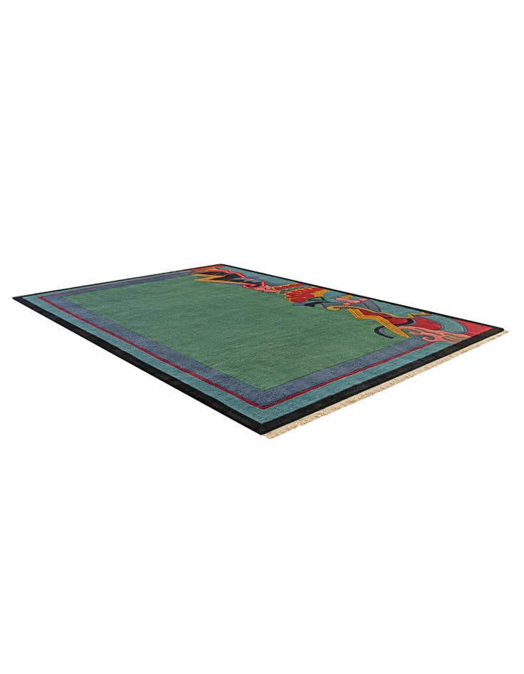 Detail image of 6' 8 x 9' 6  Hand Knotted Tibet Wool Rug