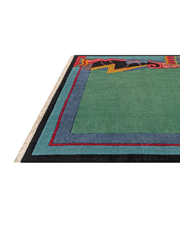 Detail image of 6' 8 x 9' 6  Hand Knotted Tibet Wool Rug