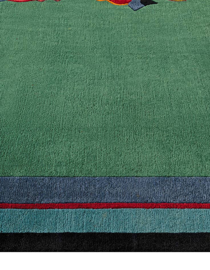 Detail image of 6' 8 x 9' 6  Hand Knotted Tibet Wool Rug