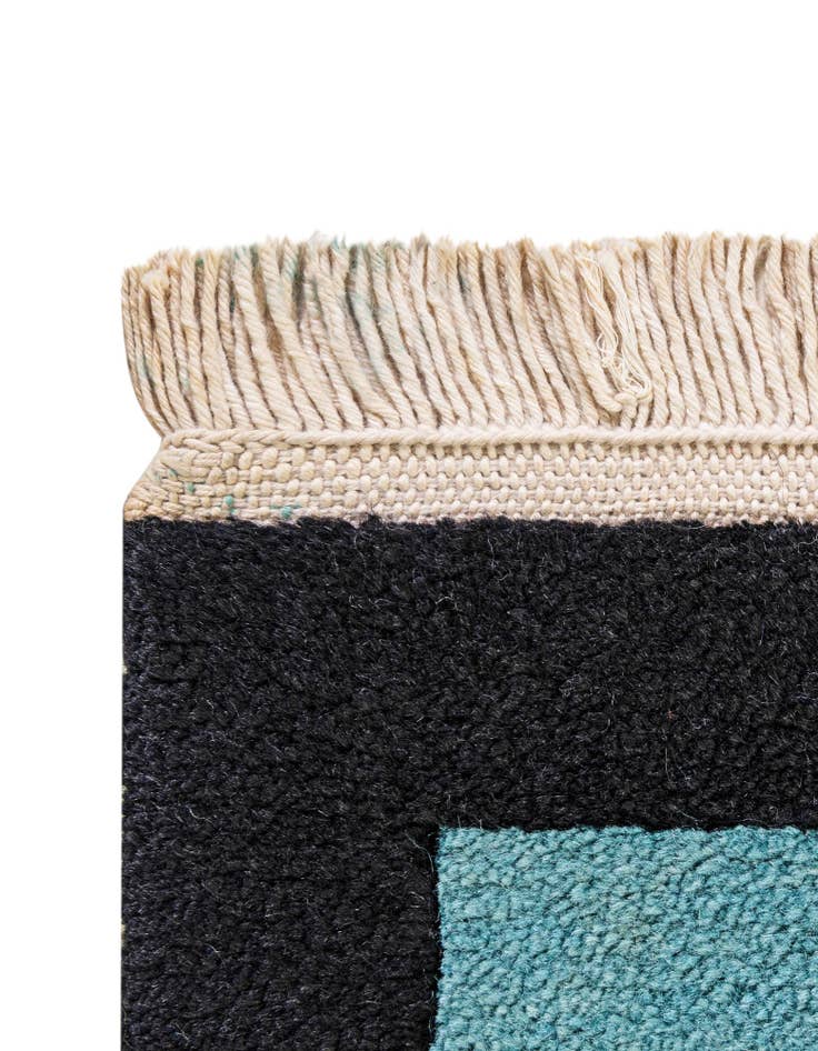 Detail image of 6' 8 x 9' 6  Hand Knotted Tibet Wool Rug