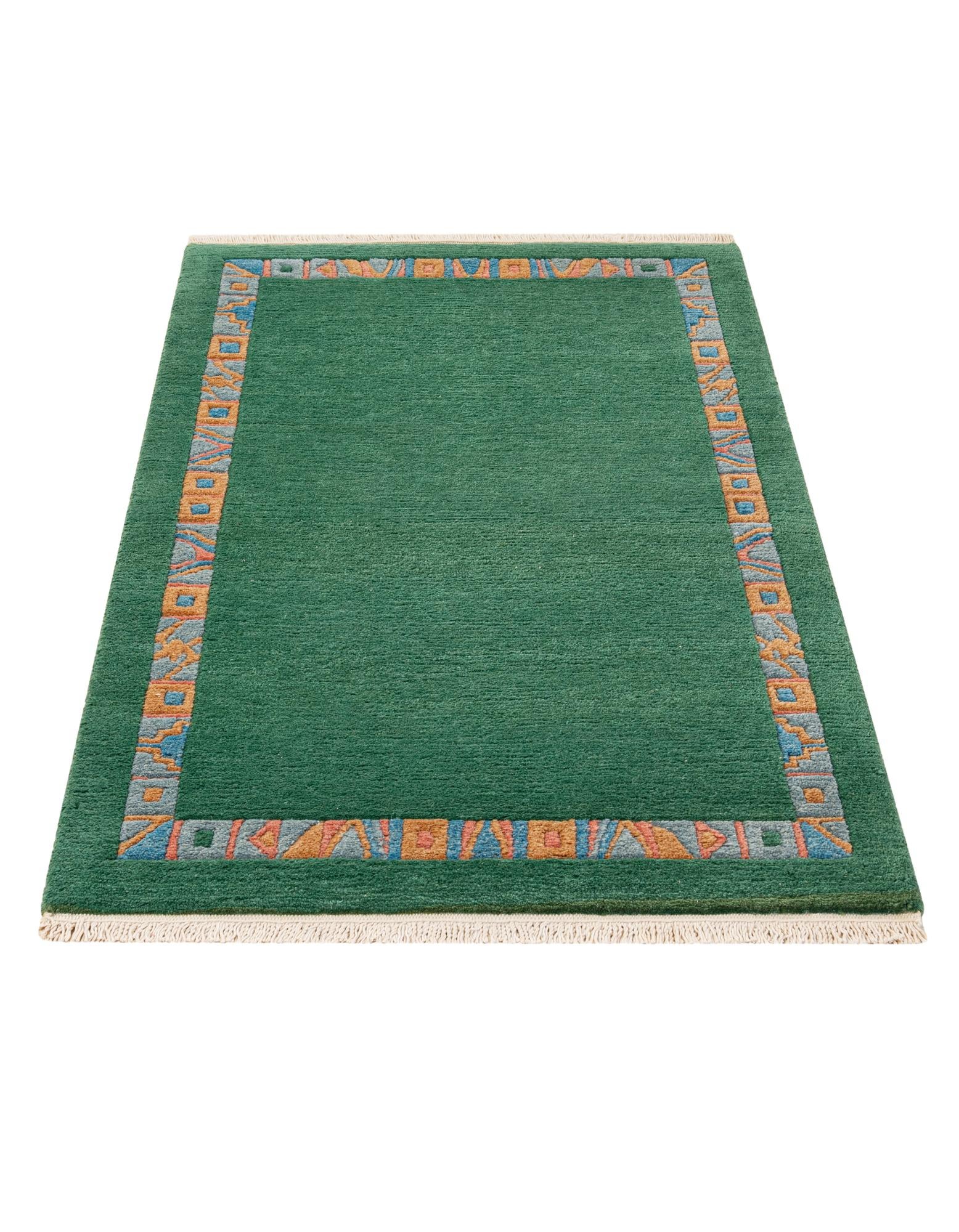 80cm x 145cm anudado a mano Tibet Alfombra Lana