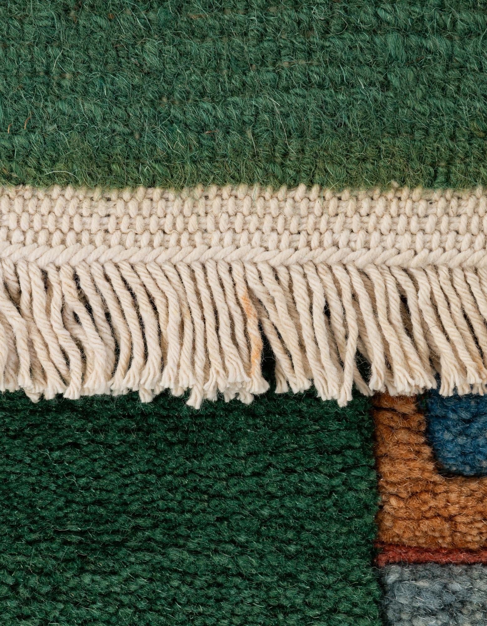 80cm x 145cm anudado a mano Tibet Alfombra Lana