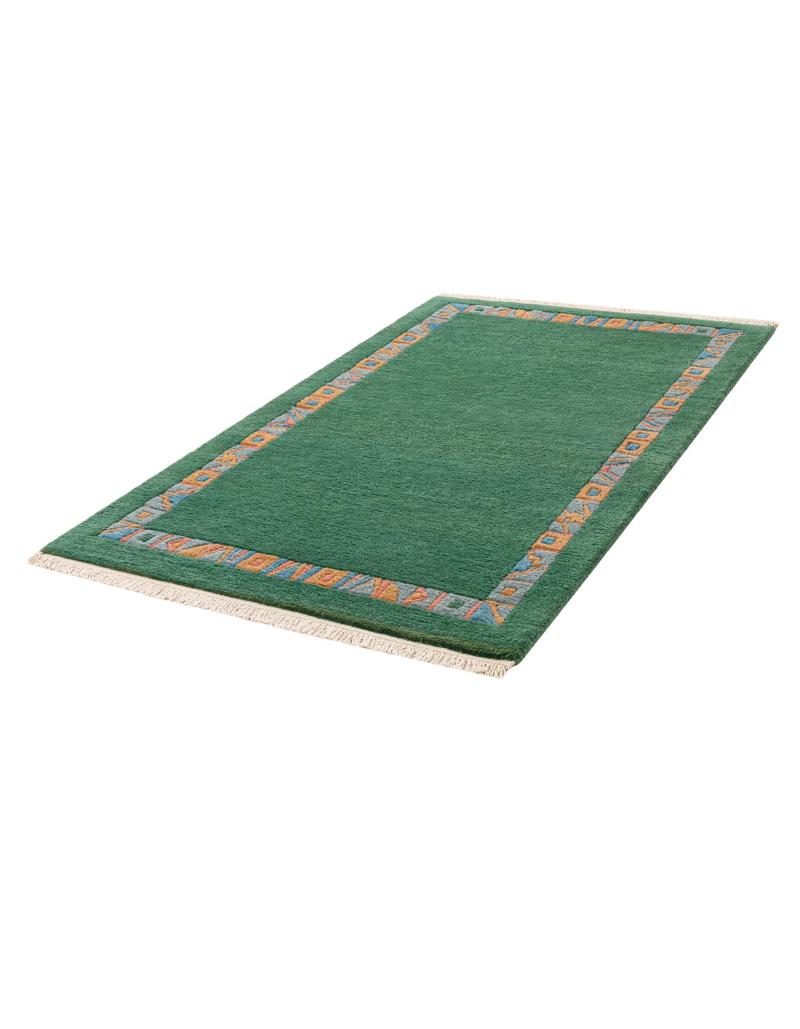 80cm x 145cm anudado a mano Tibet Alfombra Lana