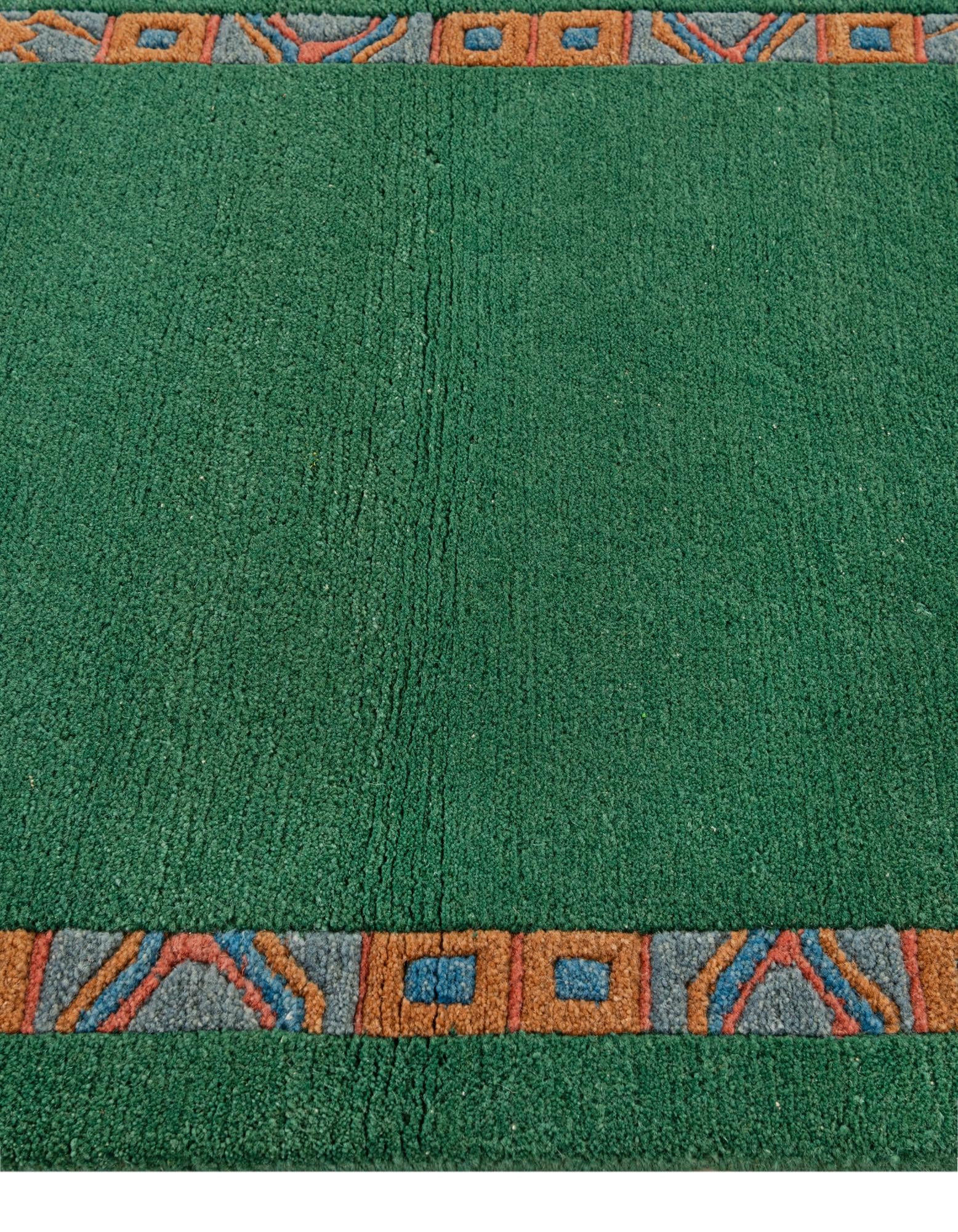 80cm x 145cm anudado a mano Tibet Alfombra Lana