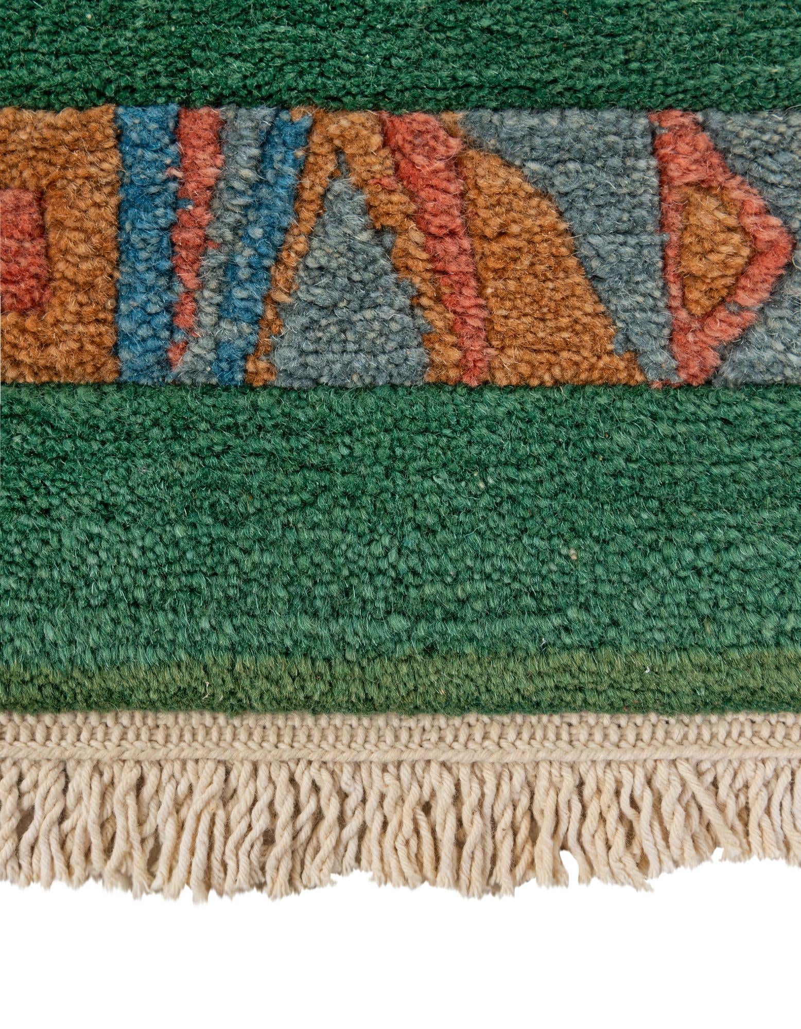 80cm x 145cm anudado a mano Tibet Alfombra Lana
